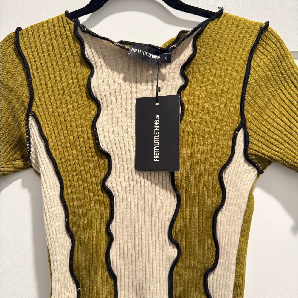 PrettyLittleThing Ribbed Top - Picture 4 of 6